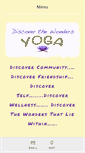 Mobile Screenshot of discoverthewondersyoga.com